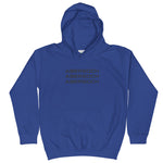 Abersoch Triple Typography White Boys Hoodie image 0