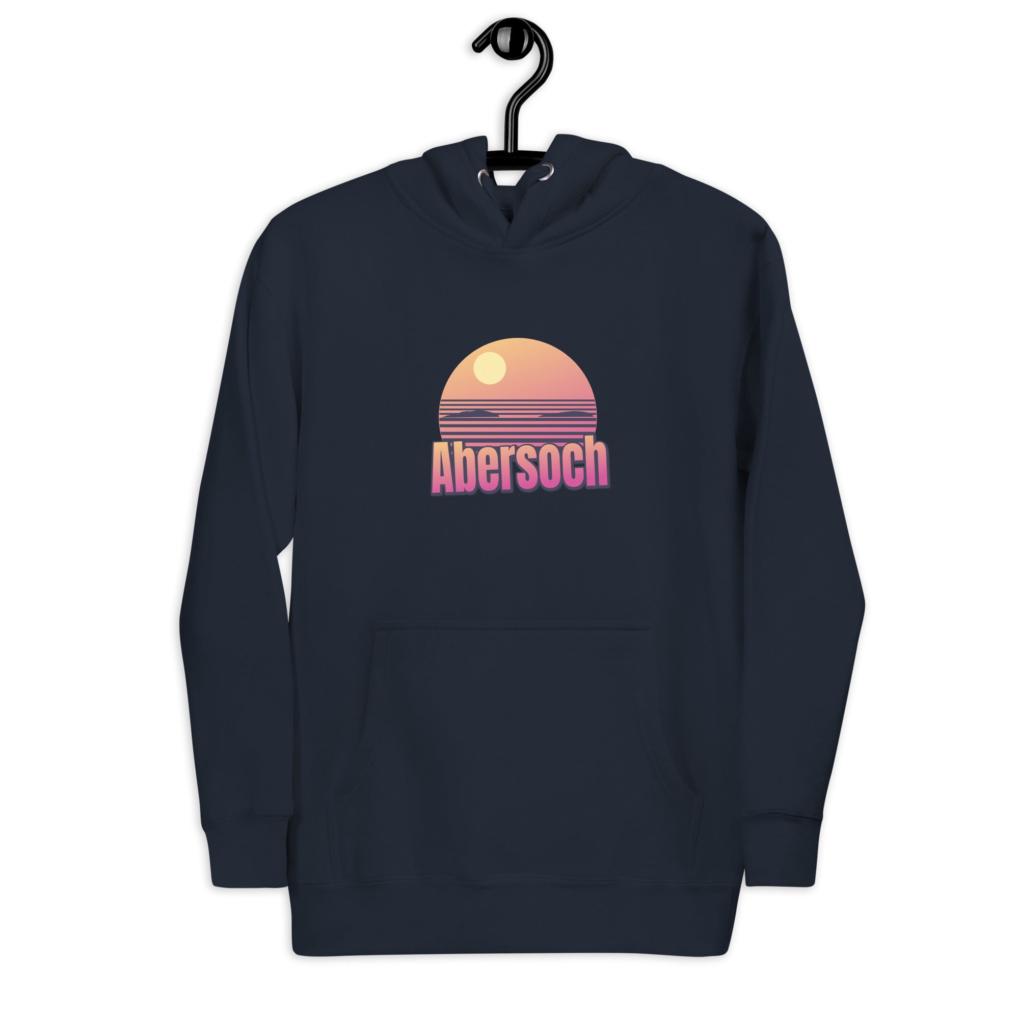 Abersoch Retro Sunset Women Premium Hoodie image 0