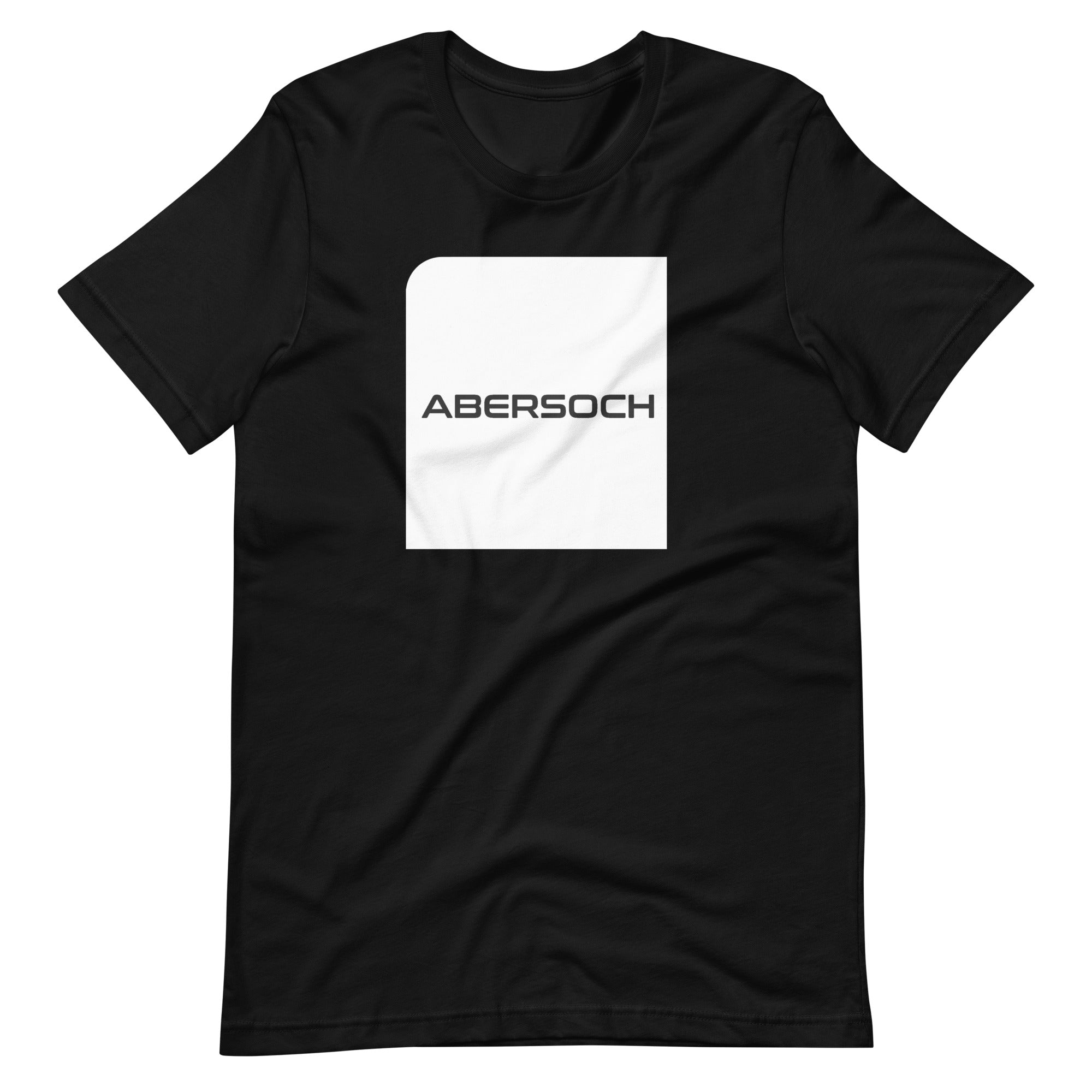 Abersoch Typography White Square Staple T-Shirt image 2