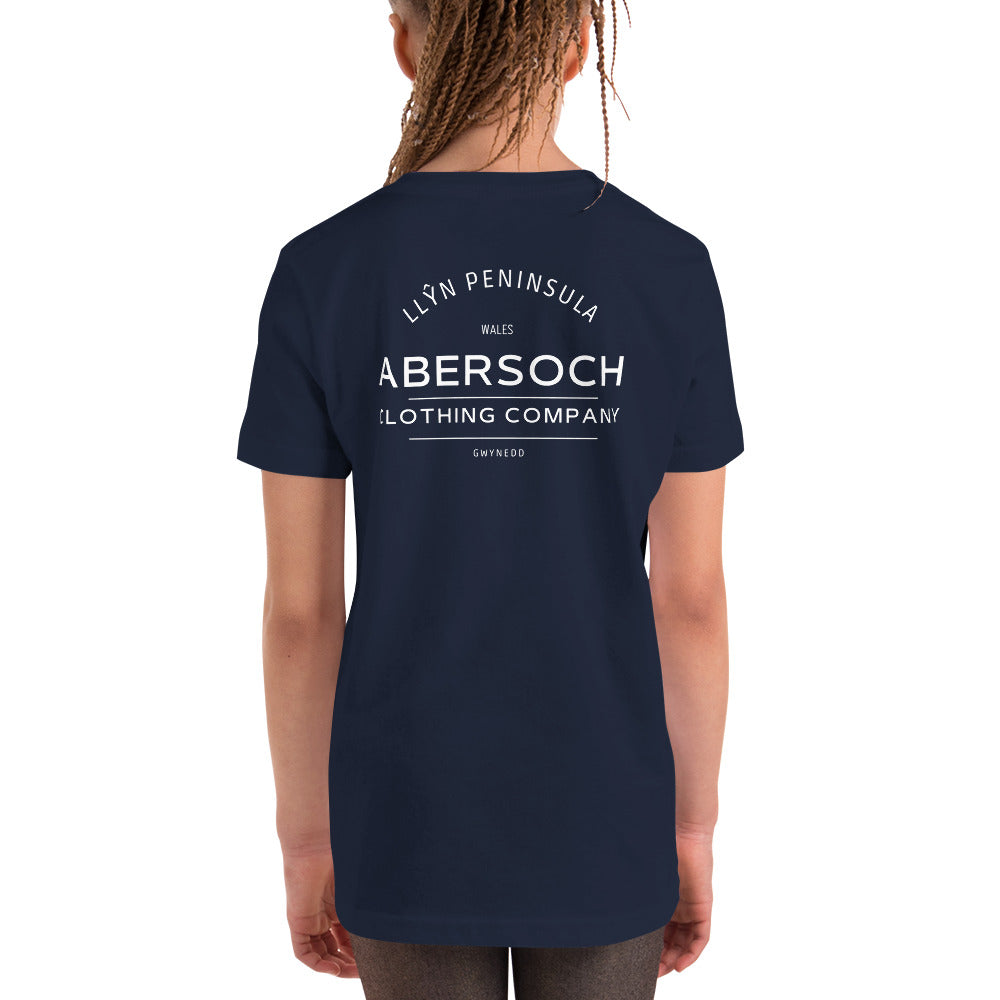Abersoch Clothing Company White Girls Short Sleeve T-Shirt image 1