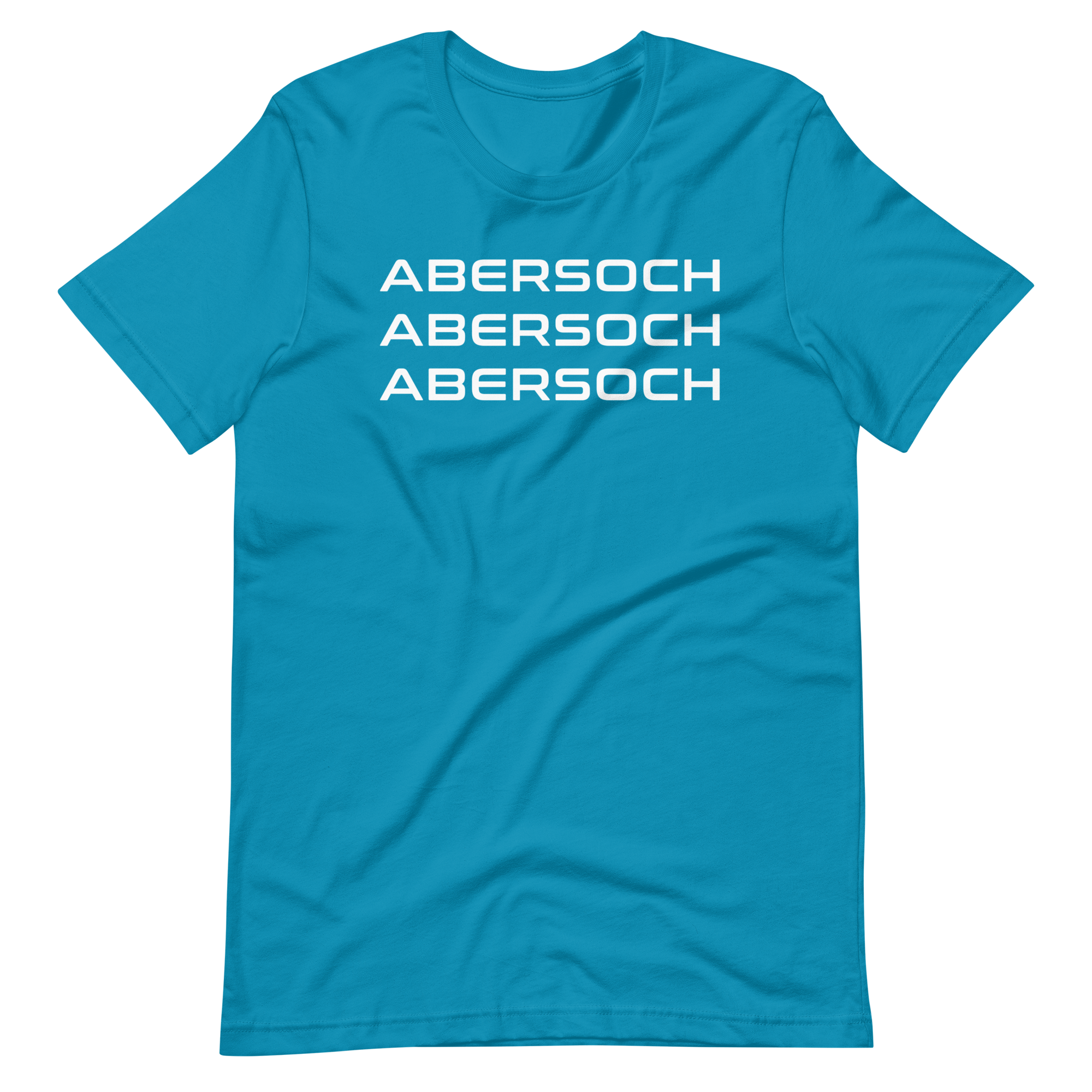 Abersoch Triple Typography White Staple T-Shirt image 8