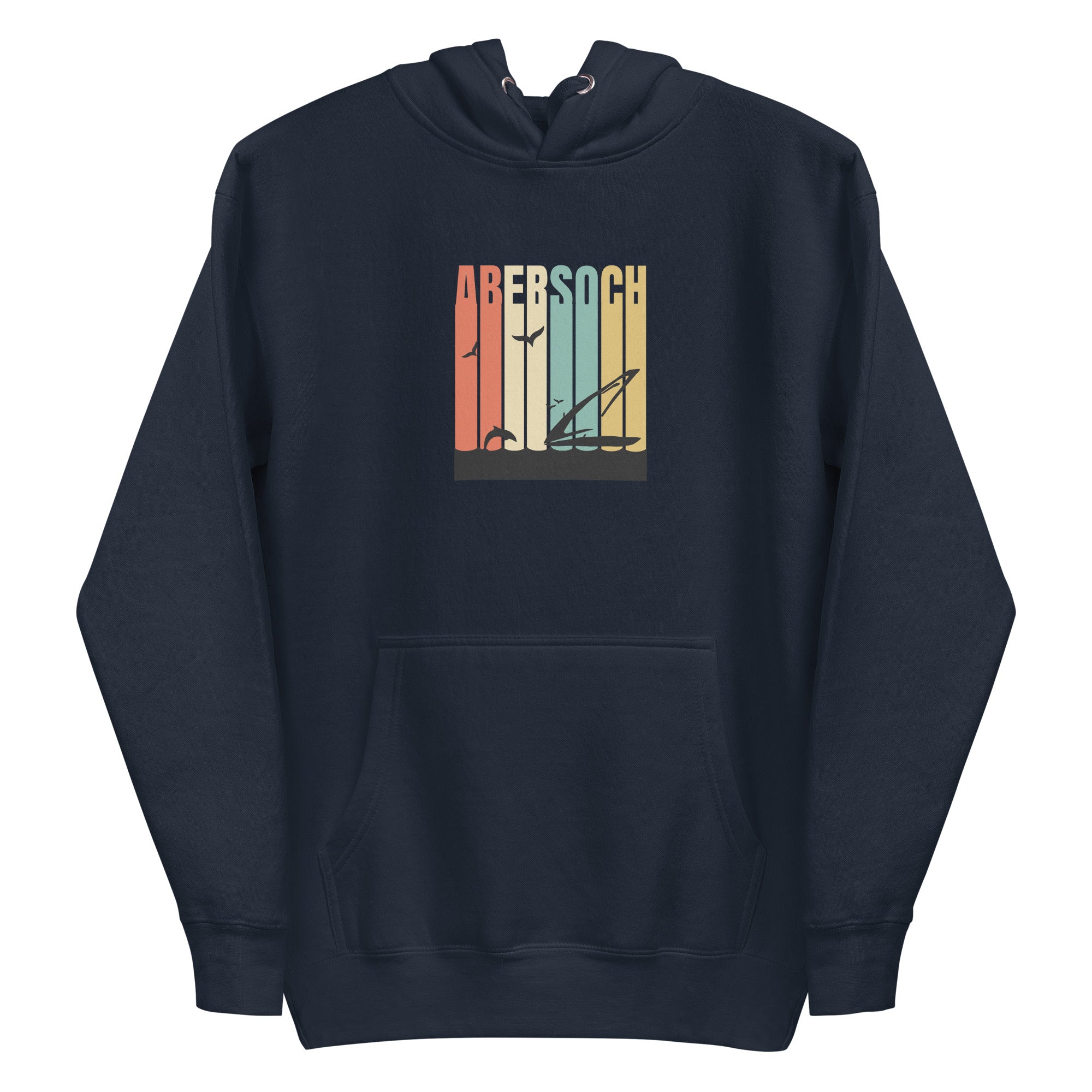Abersoch Logo Retro Vintage Women Premium Hoodie image 2