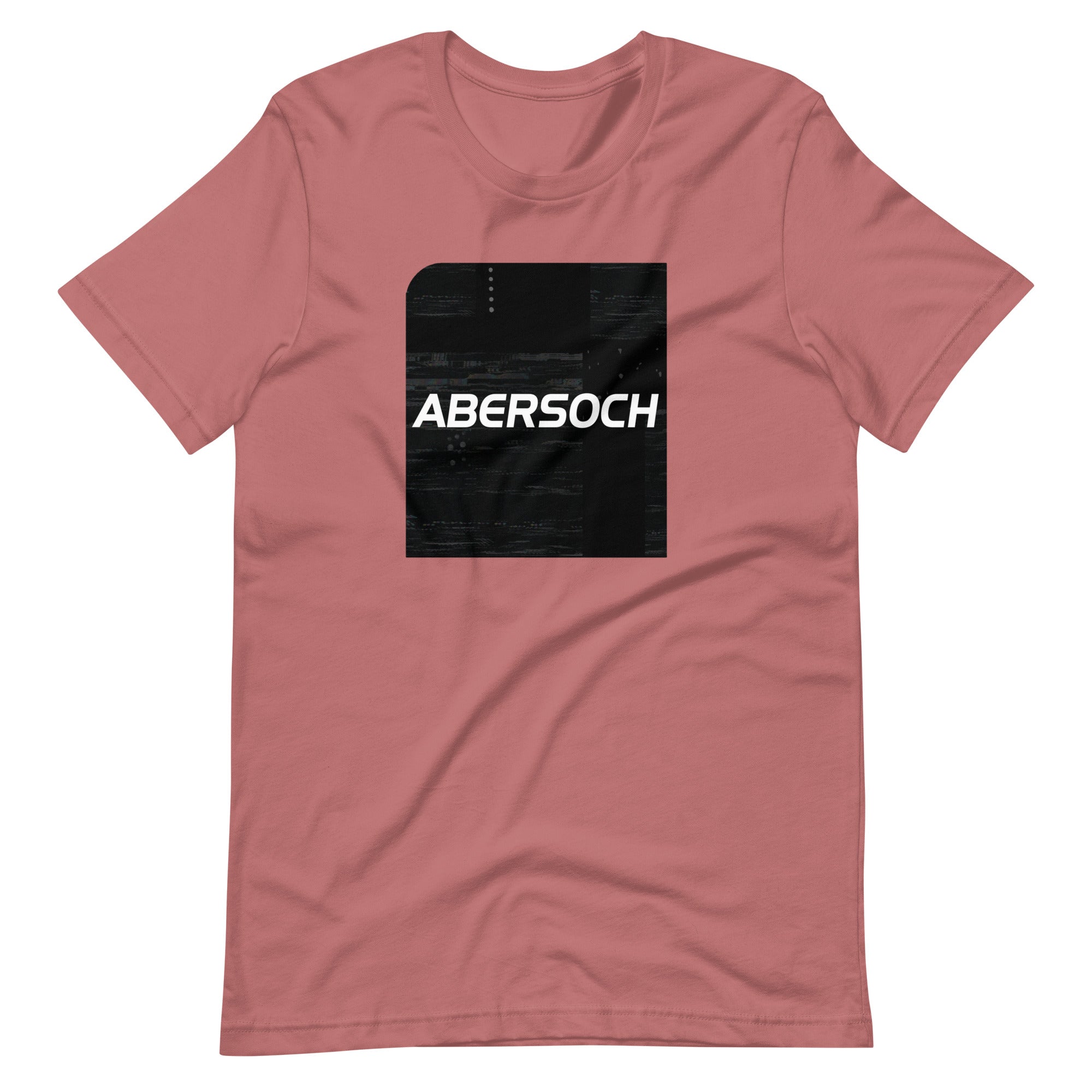Abersoch Typography Distressed Black Square Staple T-Shirt image 10