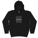 Abersoch Typography Black Square Girls Hoodie image 1