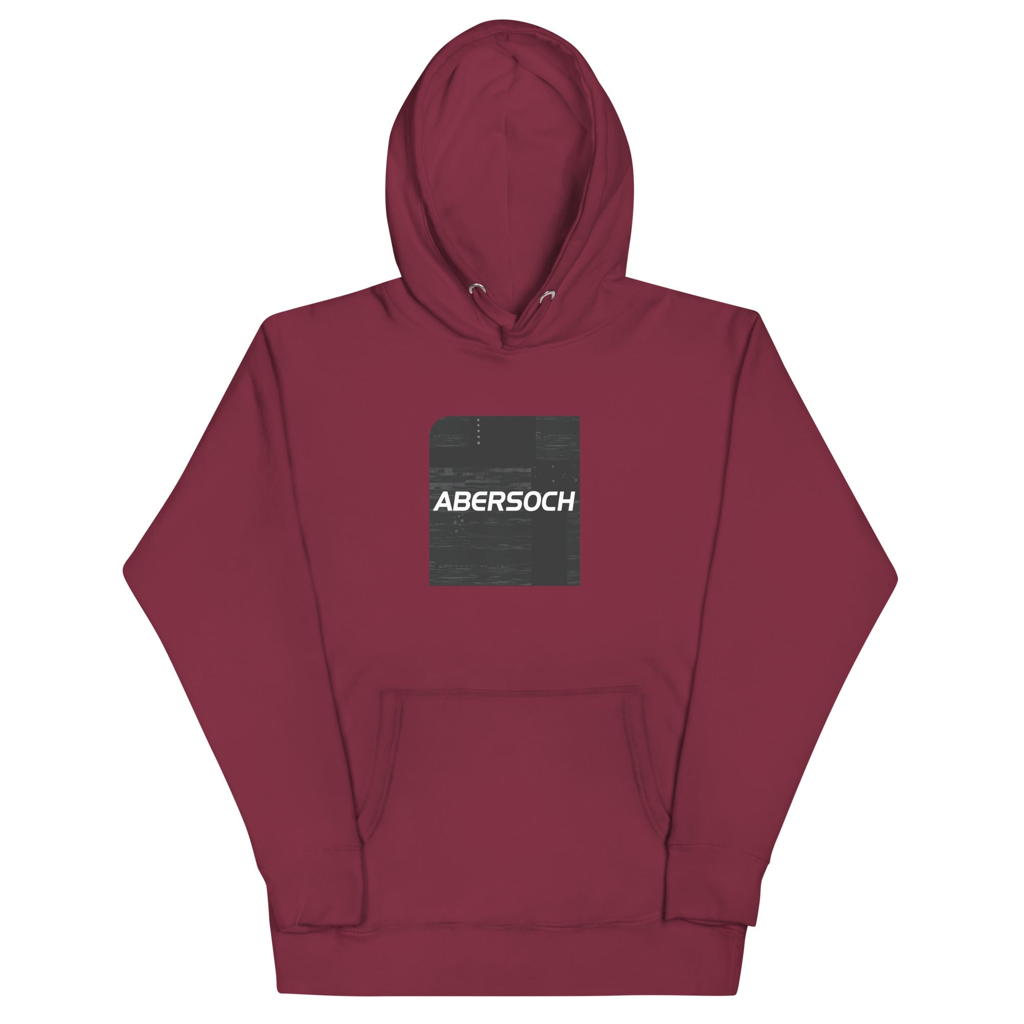 Abersoch Typography Distressed Black Square Women Premium Hoodie image 1