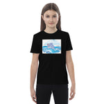 Cute Dolphin Wearing Wreath Flower Organic Cotton Kids T-shirt image 1