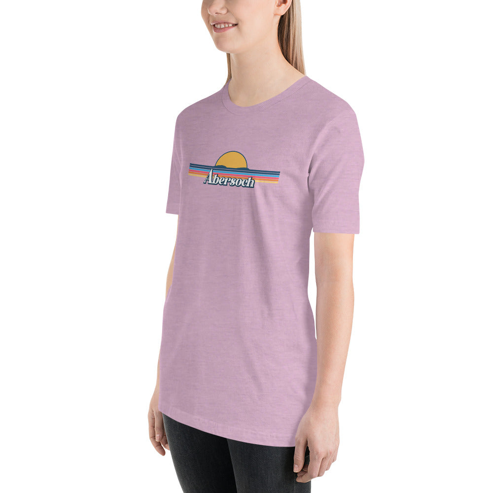 Abersoch Retro Line Sunset Staple Women T-shirt image 1