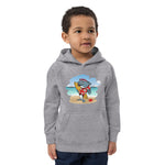 Cute Surfing Dolphin Kids Eco Hoodie image 12