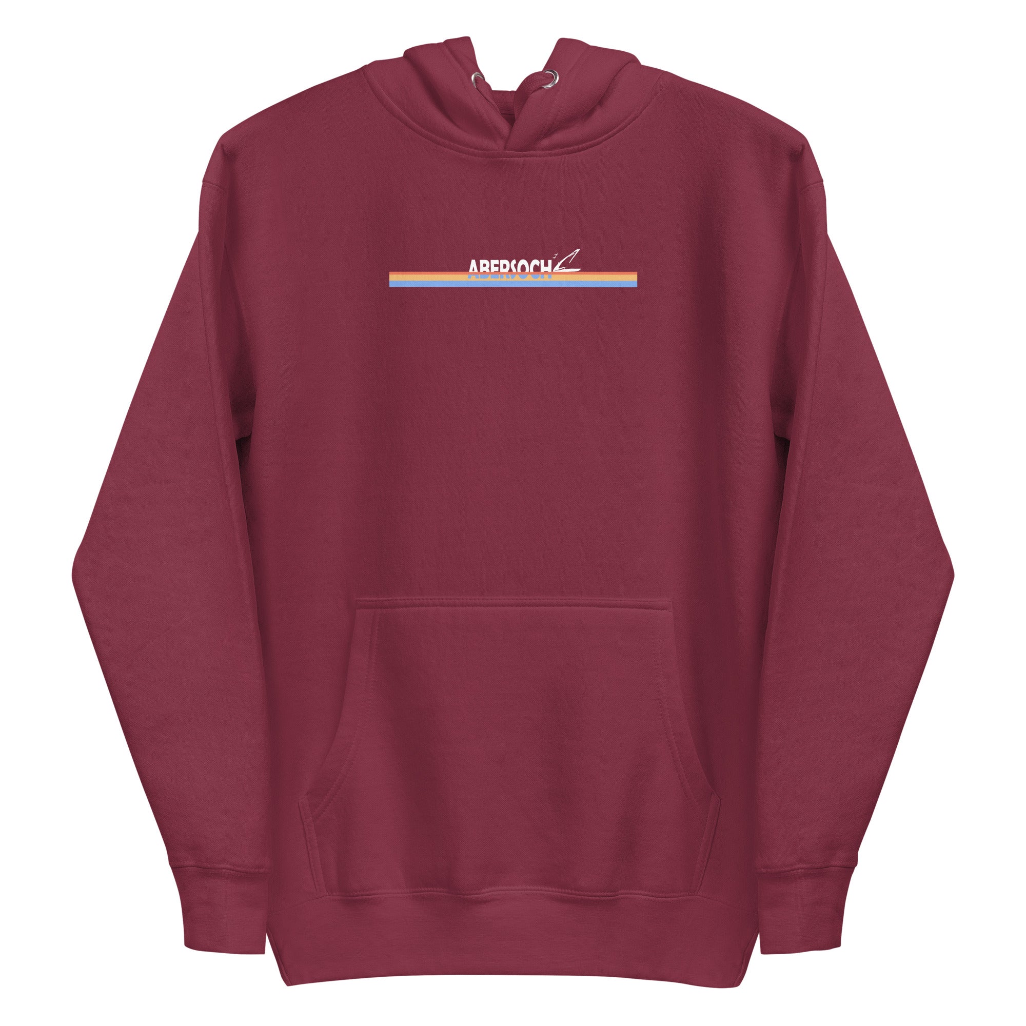 Abersoch Line Sunset Women Premium Hoodie - 2XL, Maroon image