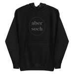 Abersoch Typography Black Circle Premium Hoodie image 3