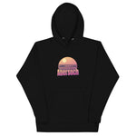 Abersoch Retro Sunset Premium Hoodie image 0