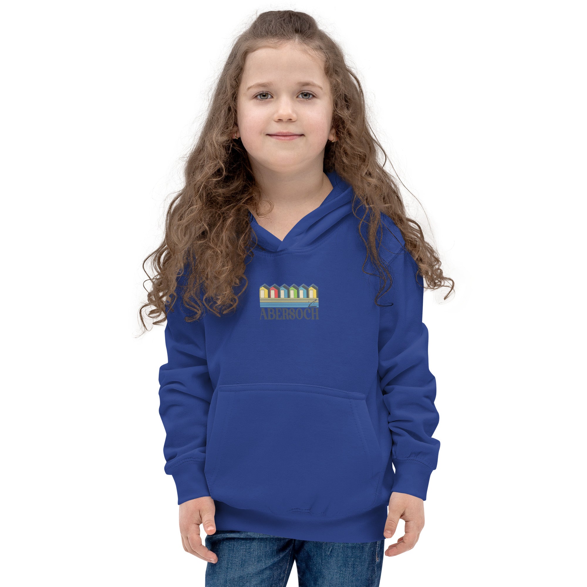 Abersoch Retro Girls Hoodie image 1