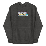 Abersoch Ocean Wave Women Premium Hoodie - 2XL, Charcoal Heather image