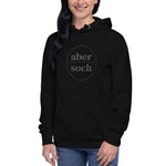 Abersoch Typography Black Circle Women Premium Hoodie image 1