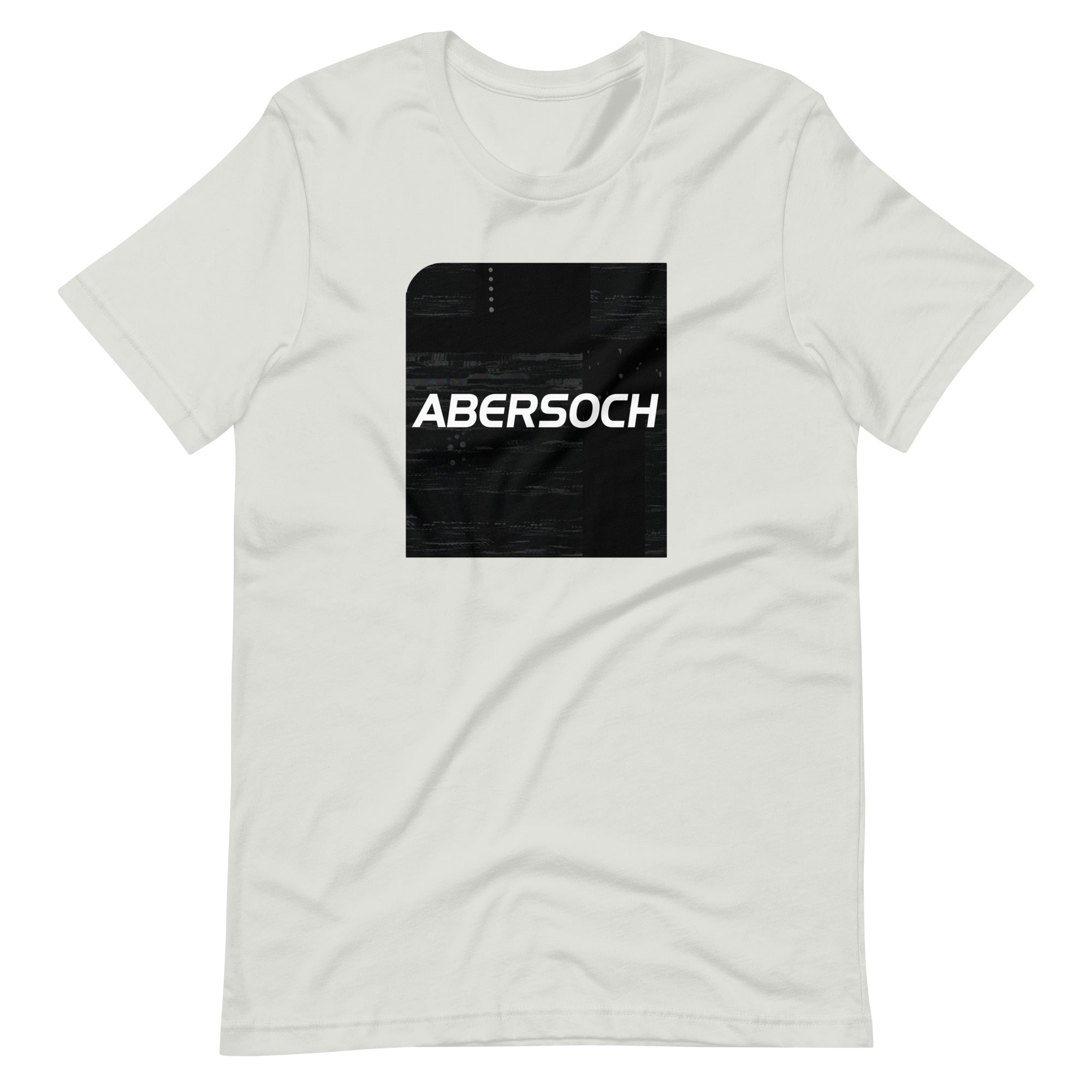Abersoch Typography Distressed Black Square Staple T-Shirt image 3