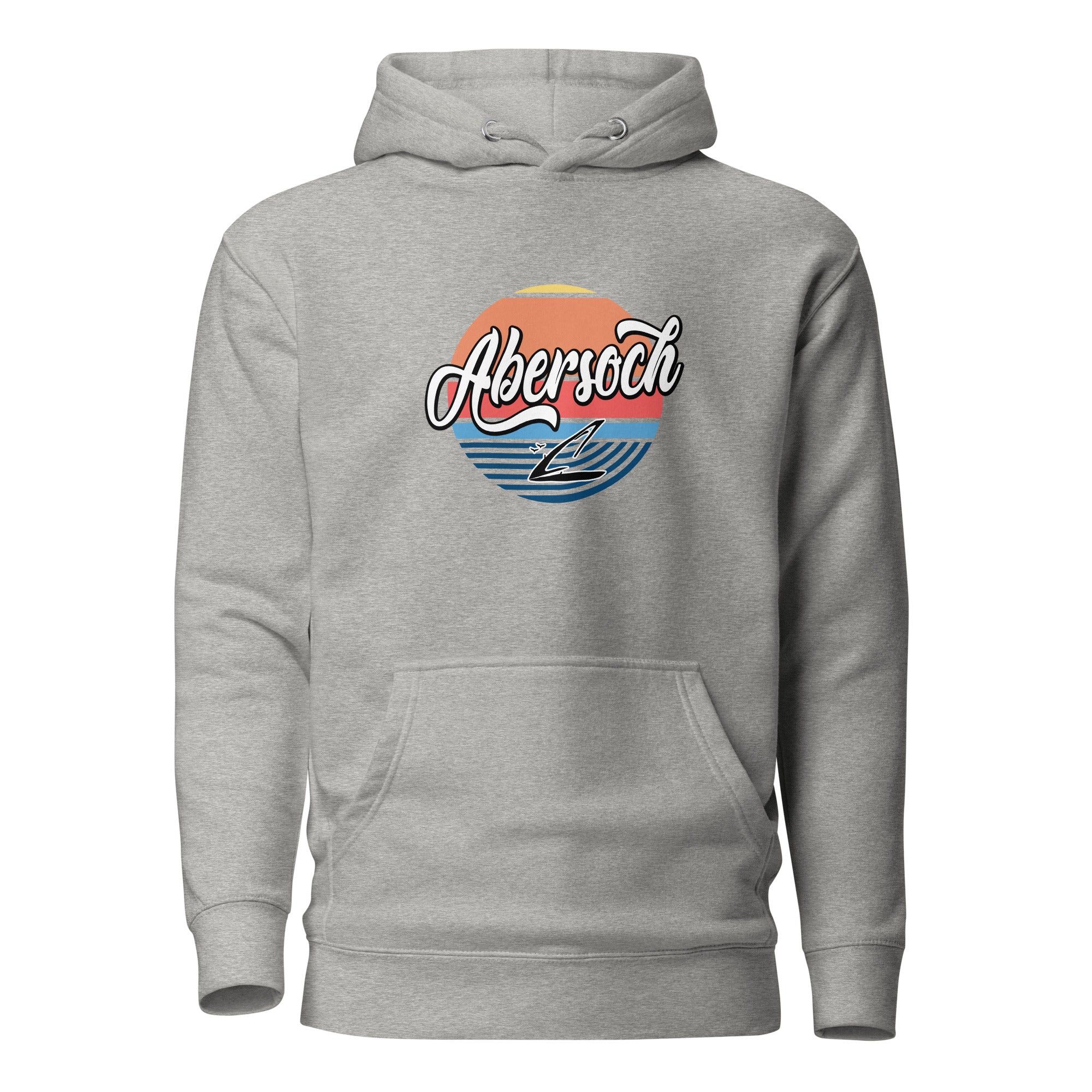Abersoch Logo Retro Beach Women Premium Hoodie image 0