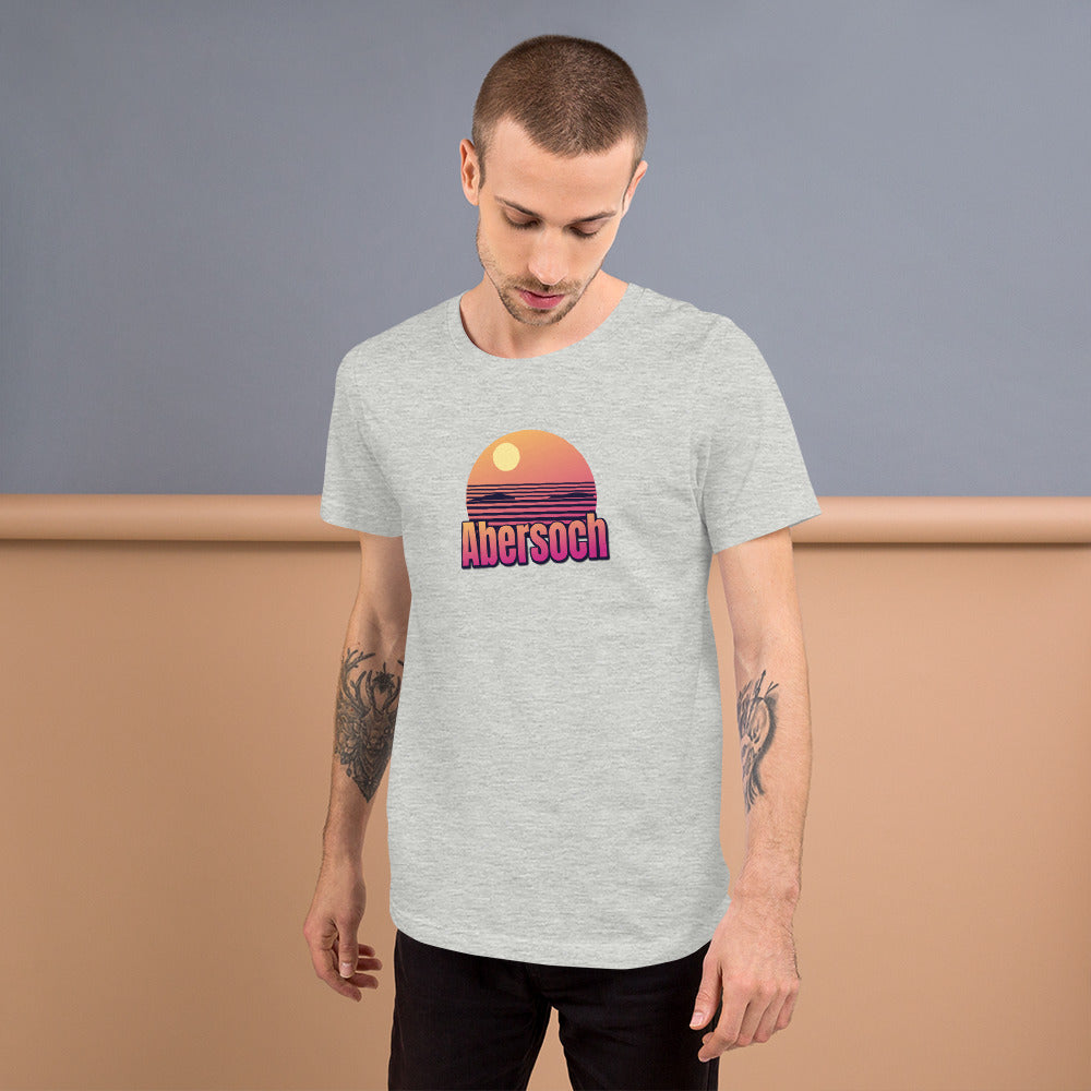Abersoch Retro Sunset Staple T-Shirt image 1