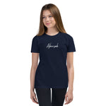 Abersoch Handwritten Typography Girls Short Sleeve T-Shirt image 1