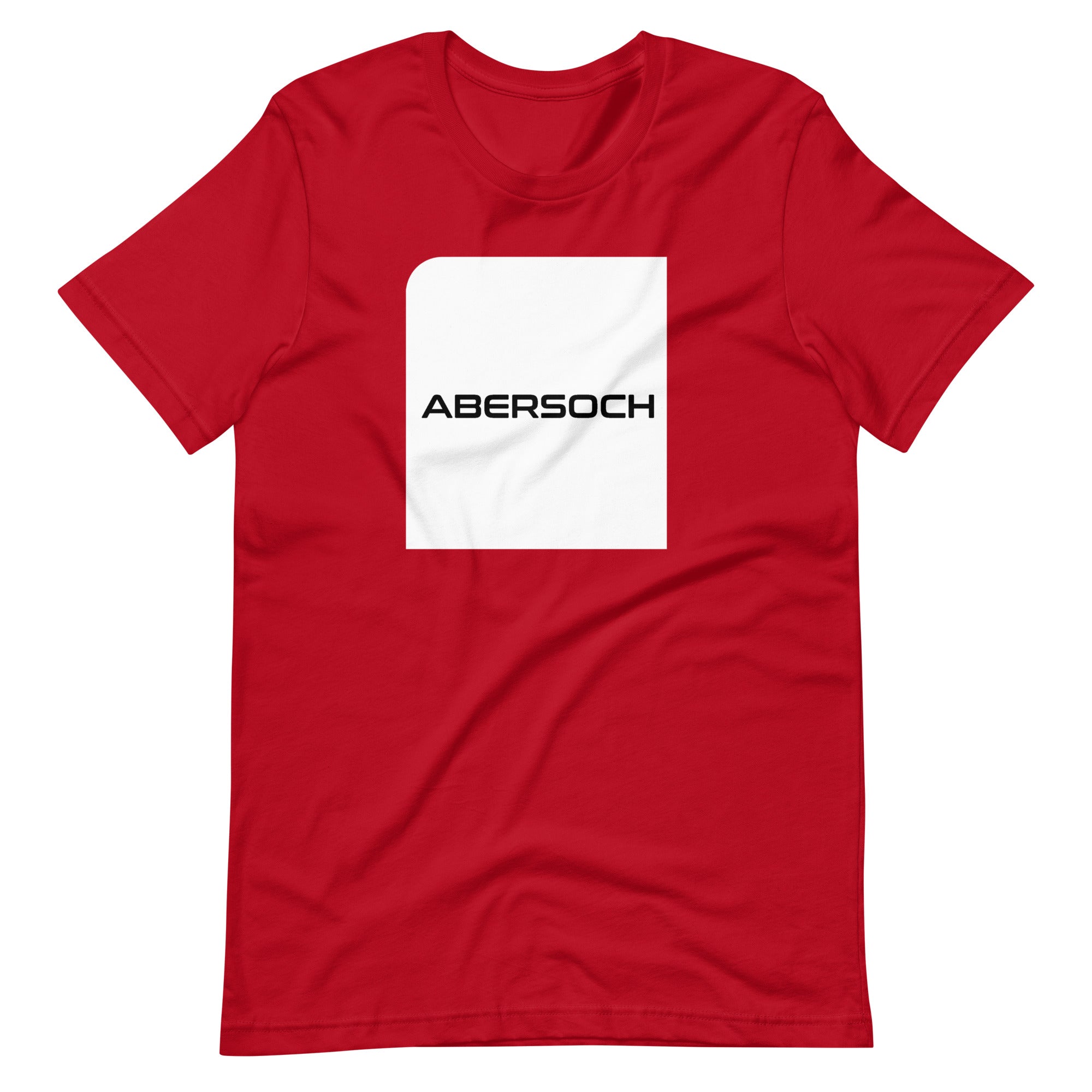 Abersoch Typography White Square Staple T-Shirt image 4