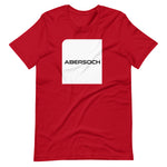 Abersoch Typography White Square Staple T-Shirt image 4