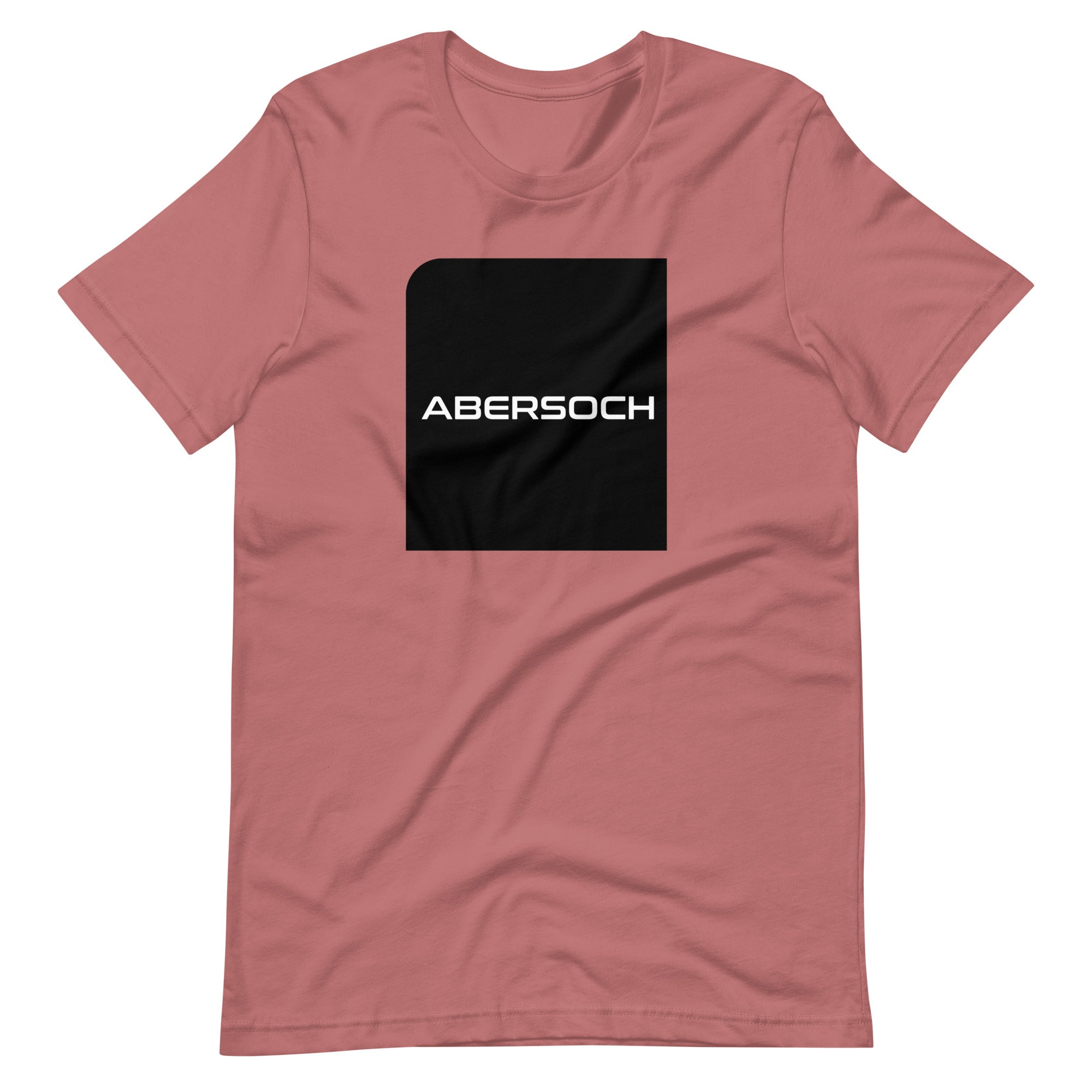 Abersoch Typography Black Square T-Shirt image 2