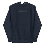 Abersoch Bold Typography Staple Women Premium Hoodie - M, Navy Blazer image