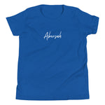 Abersoch Handwritten Typography Boys Short Sleeve T-Shirt image 0