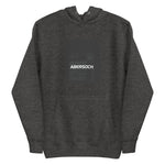 Abersoch Typography Distressed Black Premium Hoodie image 3