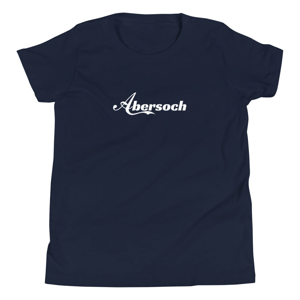 Abersoch Cursive Typography Boys Short Sleeve T-Shirt image 0
