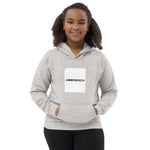 Abersoch Typography White Square Girls Hoodie image 2