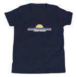 Abersoch Retro Line Sunset Boys Short Sleeve T-Shirt image 2