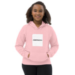 Abersoch Typography White Square Girls Hoodie image 3