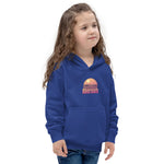 Abersoch Retro Sunset Girls Hoodie image 0