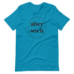 Abersoch Typography Black Circle Staple T-Shirt image 2