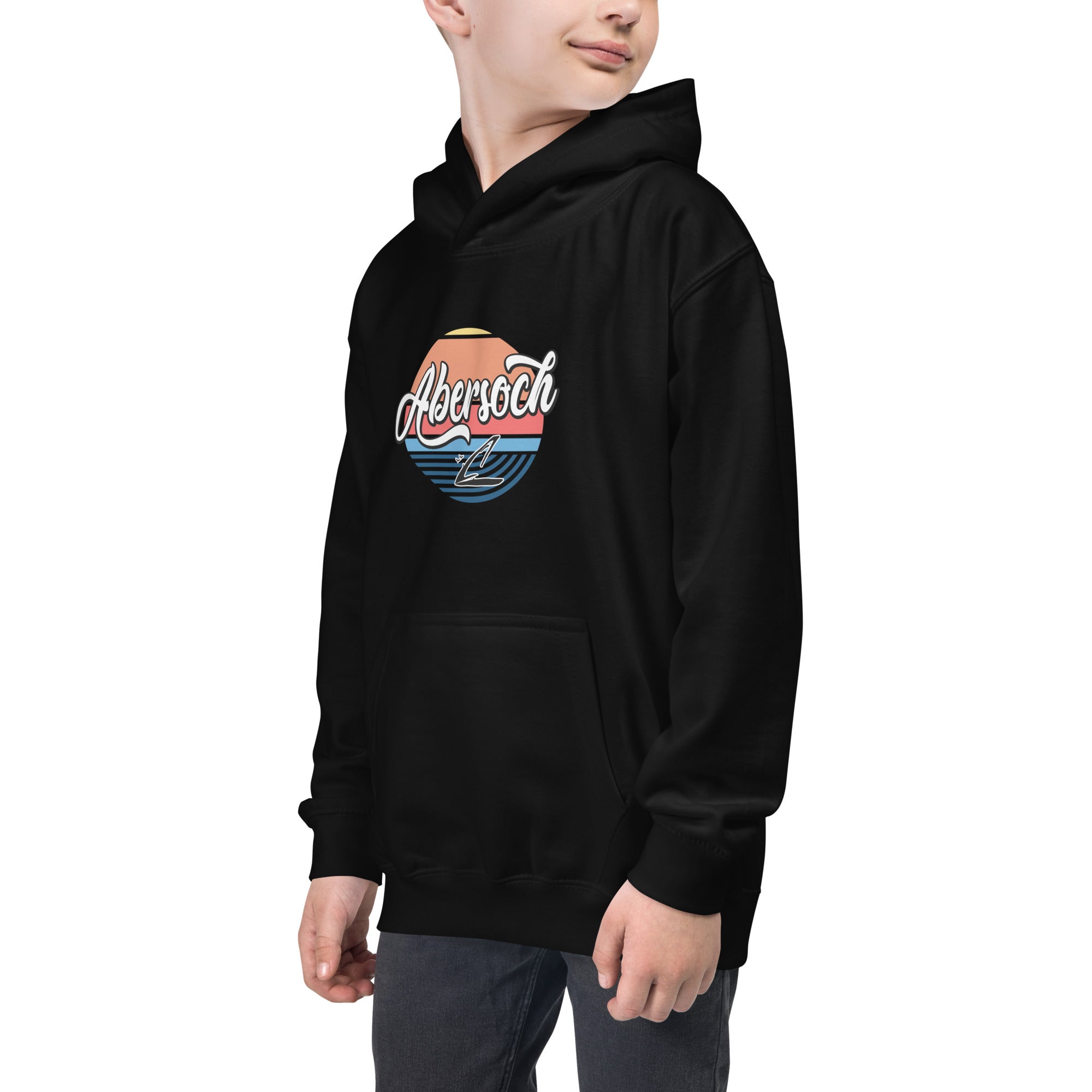 Abersoch Logo Retro Beach Boys Hoodie image 1