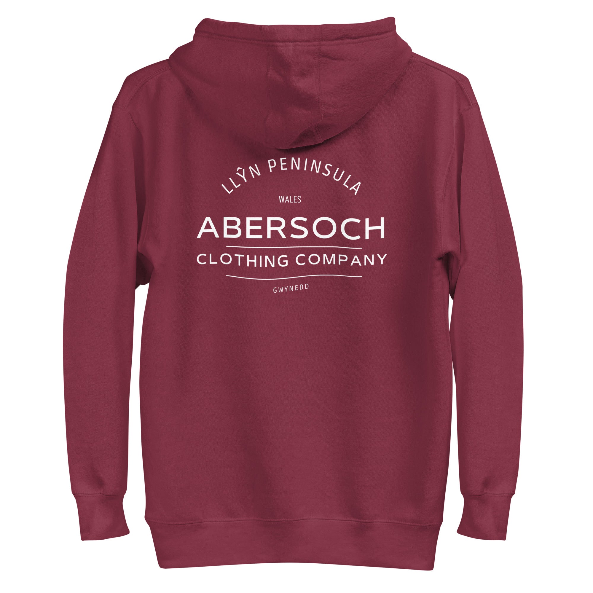 Abersoch Clothing Company White Premium Hoodie image 2