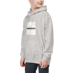 Abersoch Typography Distressed White Square Boys Hoodie image 0