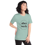 Abersoch Typography Black Circle Staple Women T-Shirt image 0