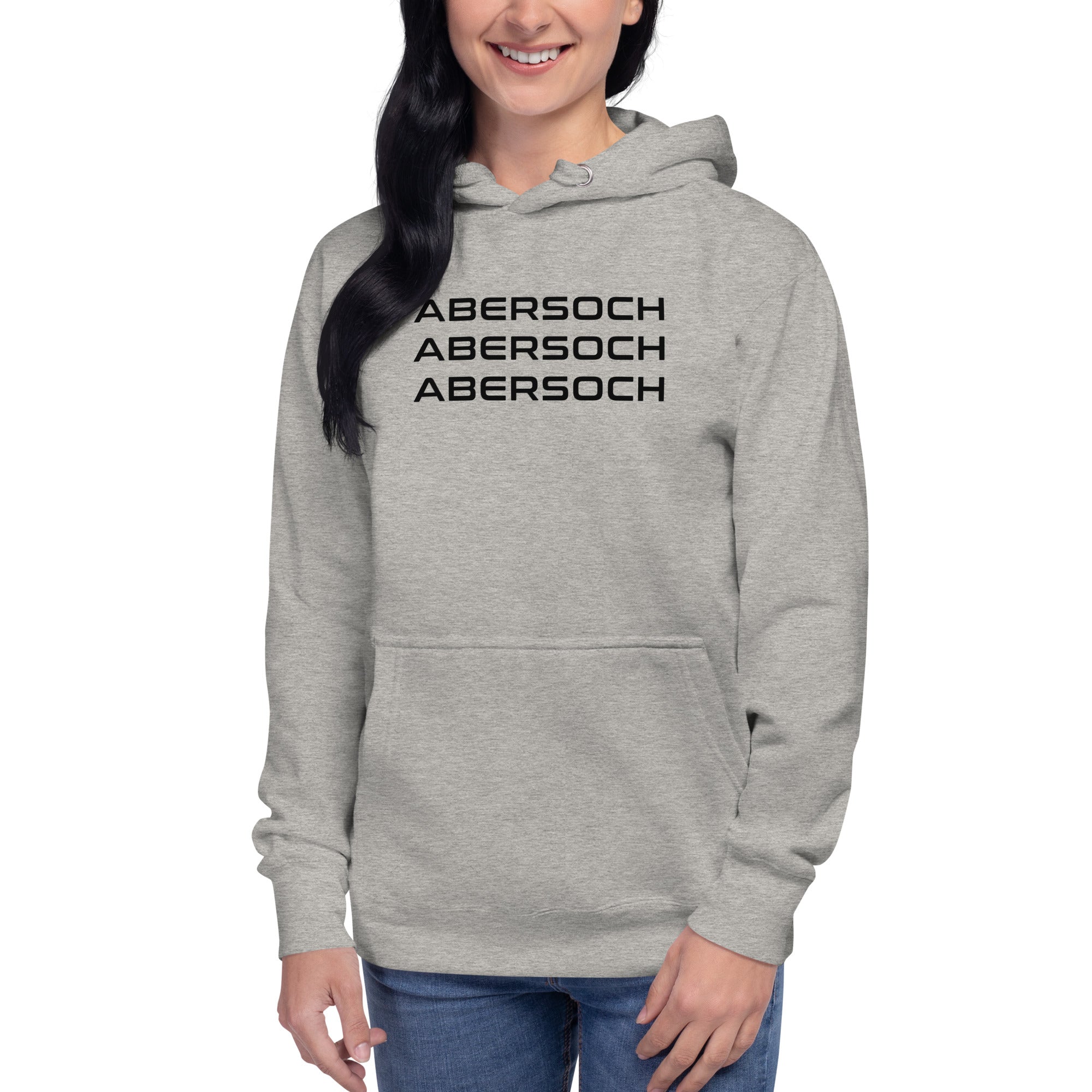 Abersoch Triple Typography Women Premium Hoodie image 1