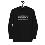 Abersoch Triple Typography White Women Premium Hoodie image 1