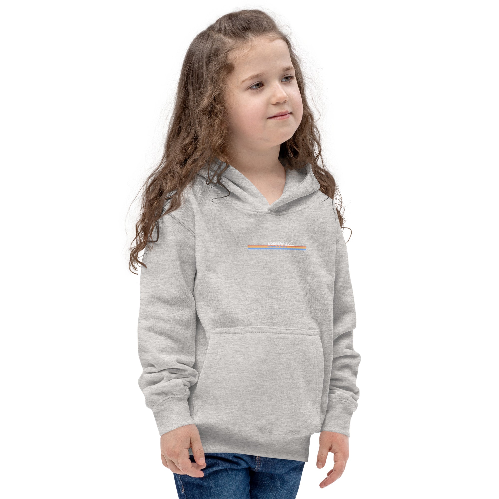 Abersoch Retro Line Girls Hoodie image 2