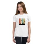 Abersoch Logo Retro Vintage Girls Short Sleeve T-Shirt image 2