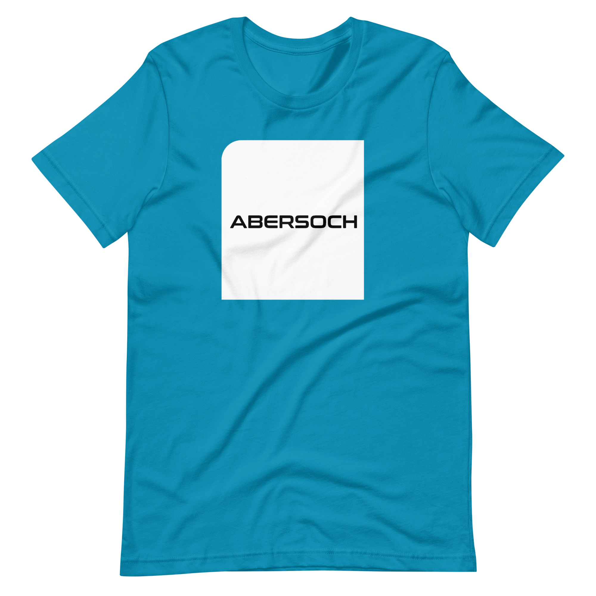 Abersoch Typography White Square Staple T-Shirt image 8