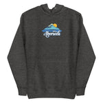 Abersoch Beach Wave Women Premium Hoodie - XL, Charcoal Heather image