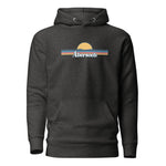 Abersoch Retro Line Sunset Premium Hoodie image 1