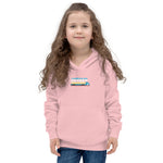 Abersoch Ocean Wave Girls Hoodie image 3