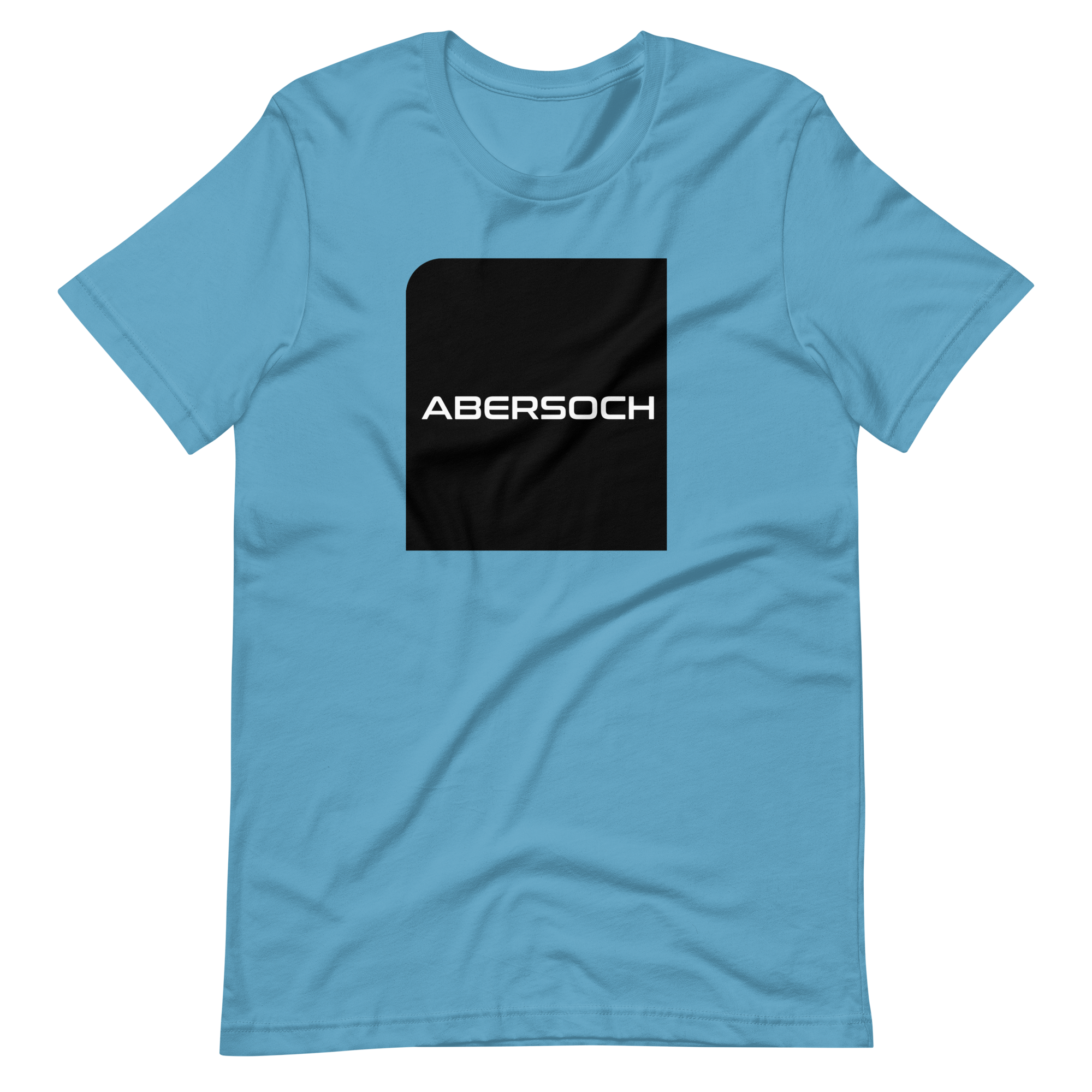 Abersoch Typography Black Square T-Shirt image 10