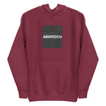 Abersoch Typography Distressed Black Square Premium Hoodie image 3