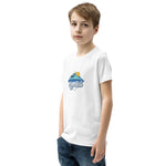 Abersoch Beach Wave Boys Short Sleeve T-Shirt image 1