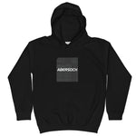 Abersoch Typography Black Square Girls Hoodie image 0